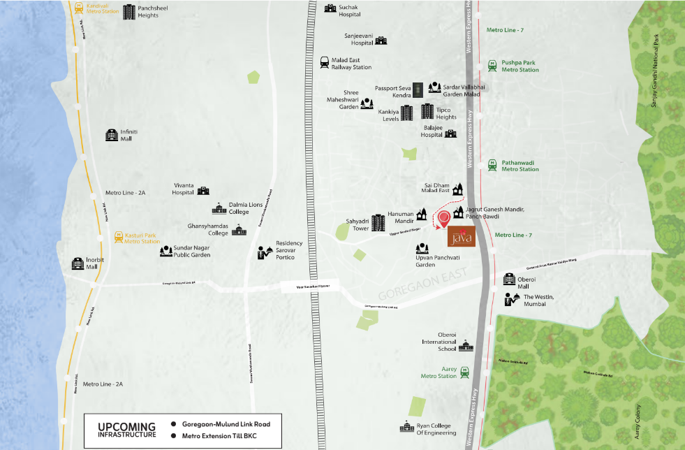 Location Overview and Highlights of Agarwal Java Malad East